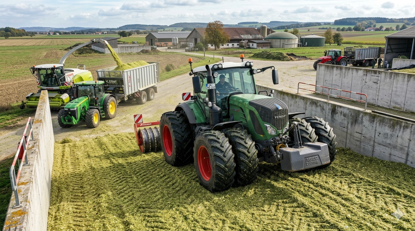 Silage Herstellung Landwirtschaft Simulator 25