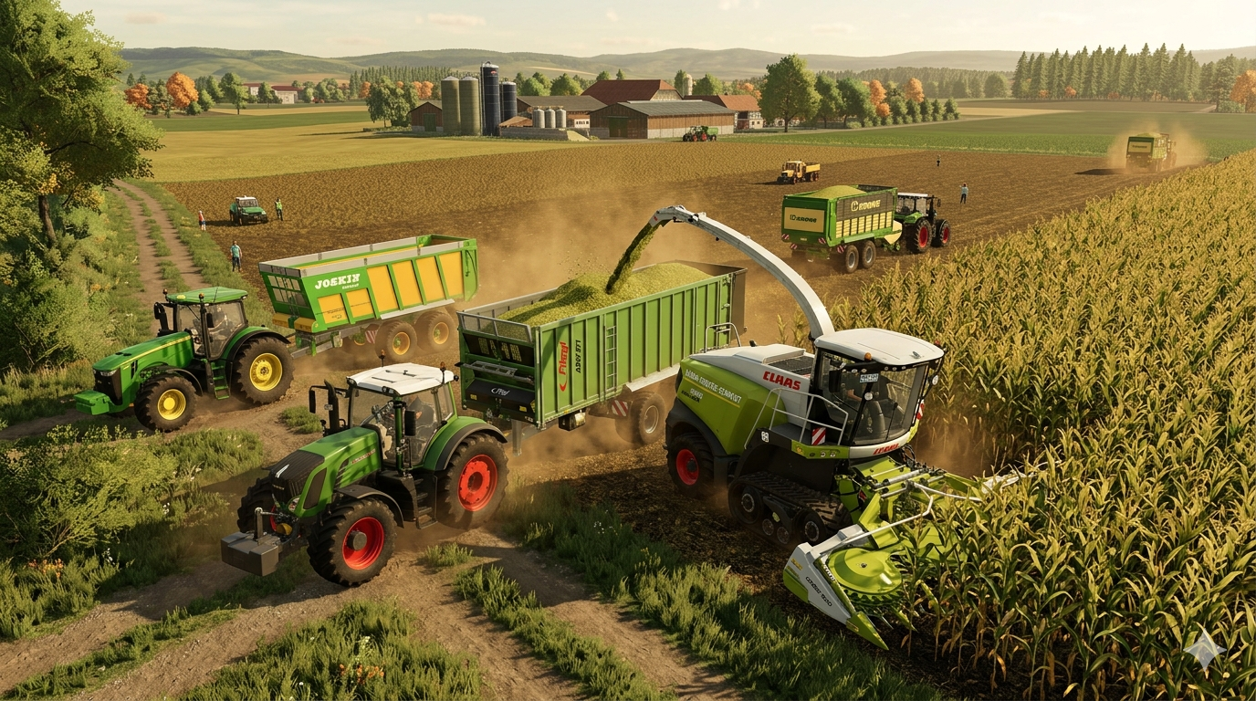 Maissilage Landwirtschaft Simulator 25