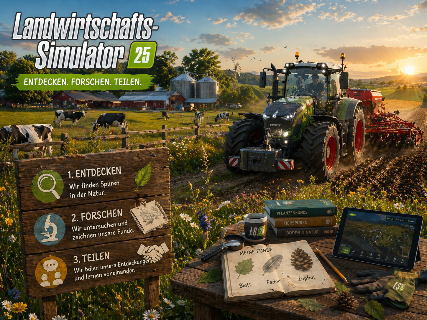 Landwirtschafts-Simulator 25 – Entdecken. Forschen. Teilen.